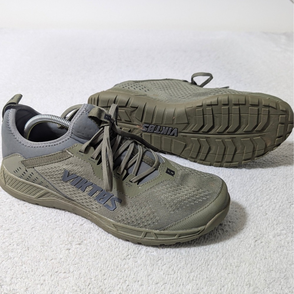 Viktos Range Trainer Shoes Mens 10.5 Green Tactical Sneakers PTXF EUC